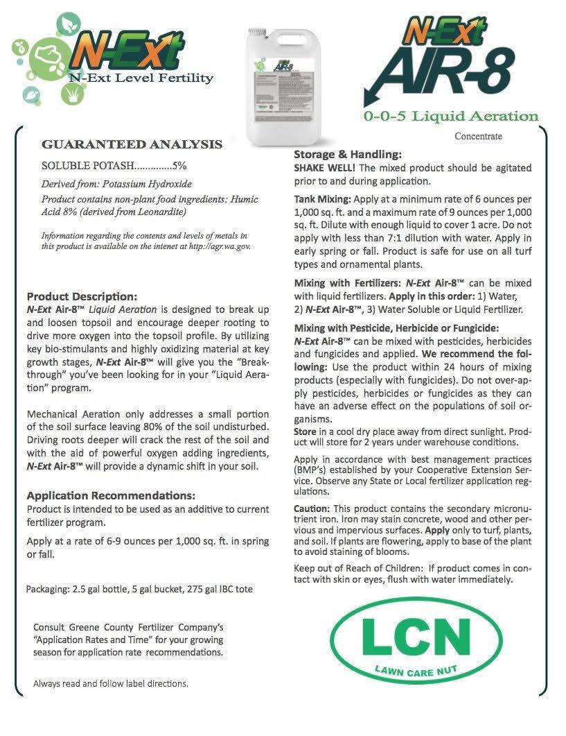 [N-Ext] Air8 Liquid Aeration | Yard Mastery