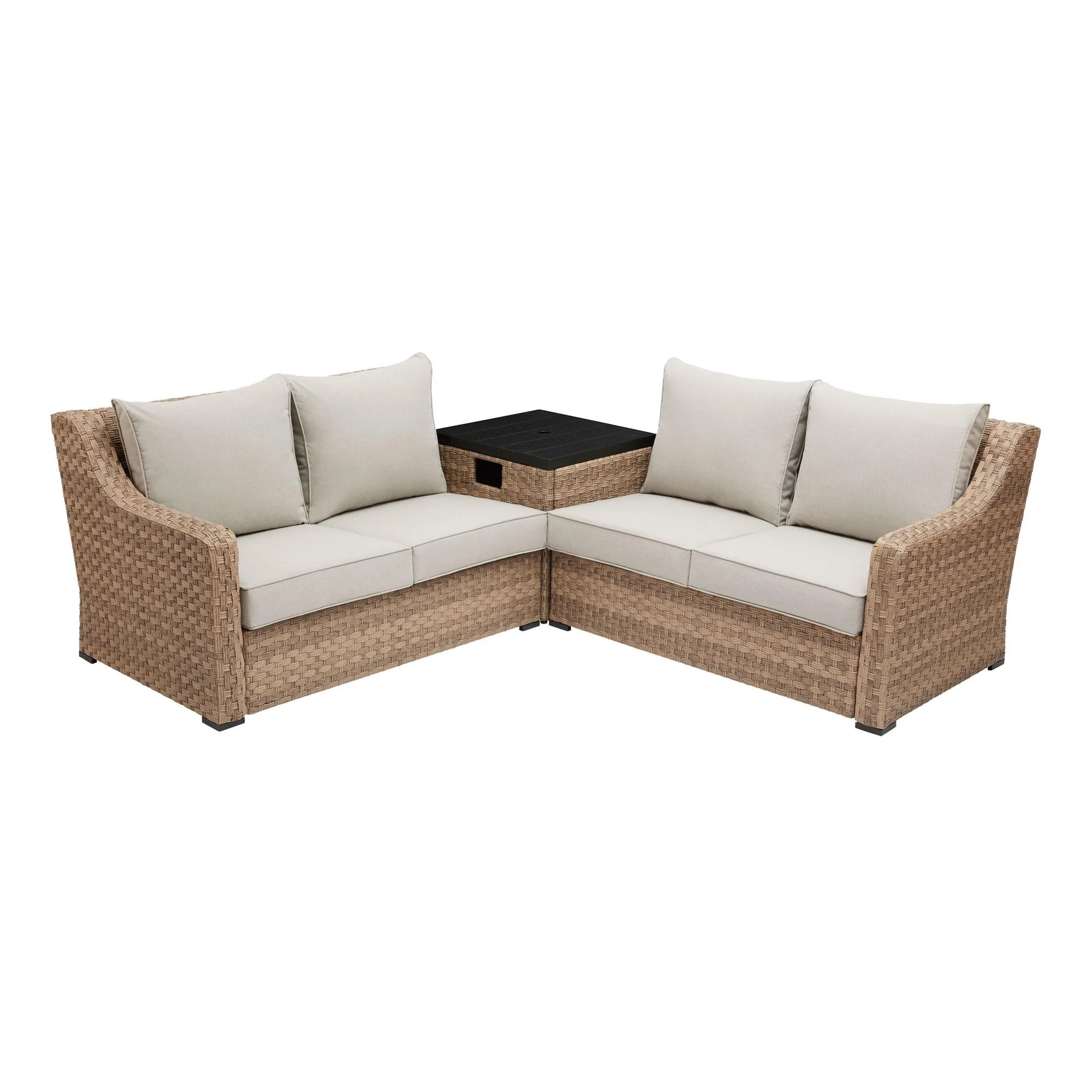 Better Homes & Gardens River Oaks 3-Piece Outdoor Sectional Set