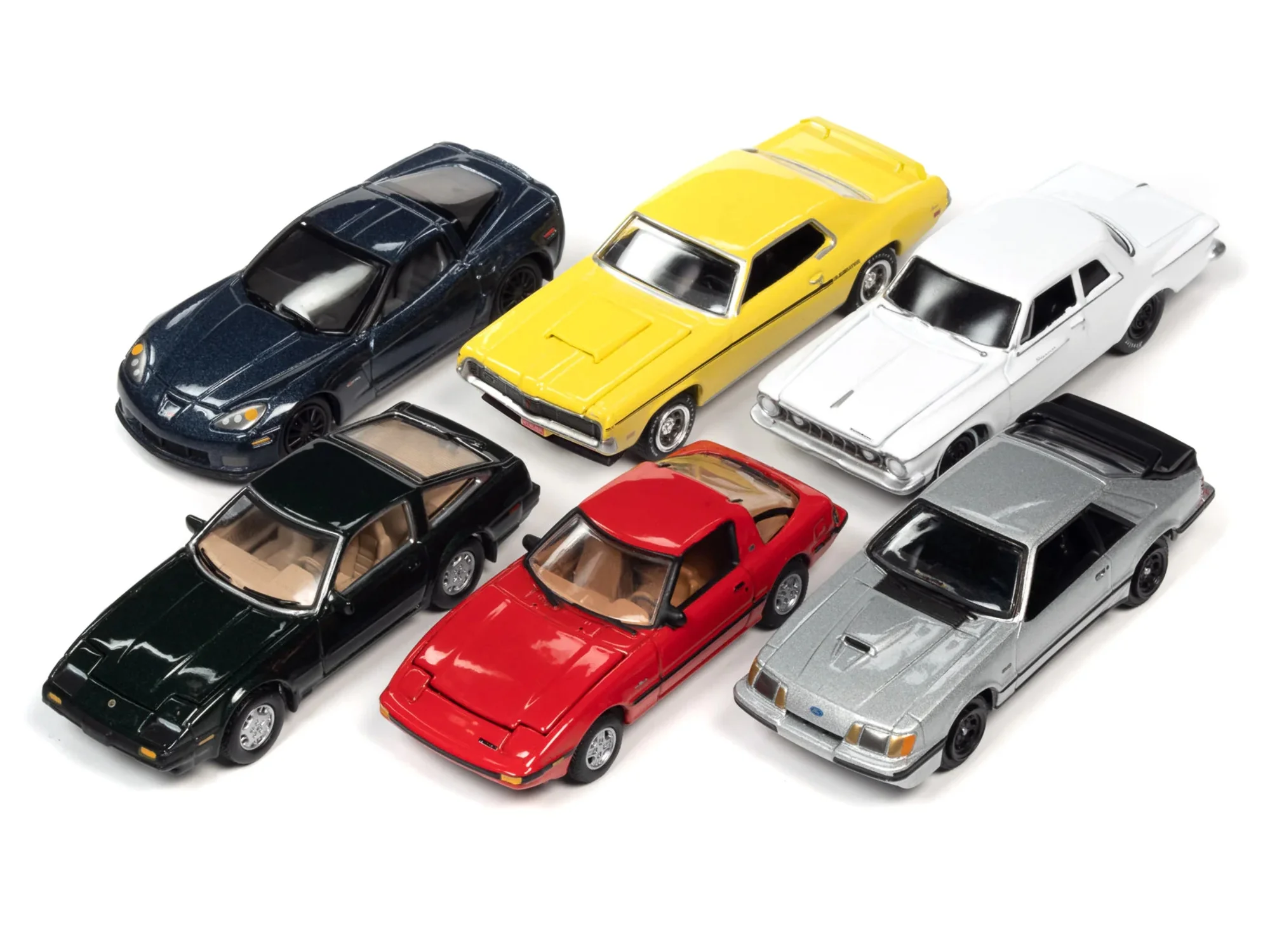 Johnny Lightning Classic Gold 2022 Release 2 Set B (6-Car Set) 1:64 Diecast