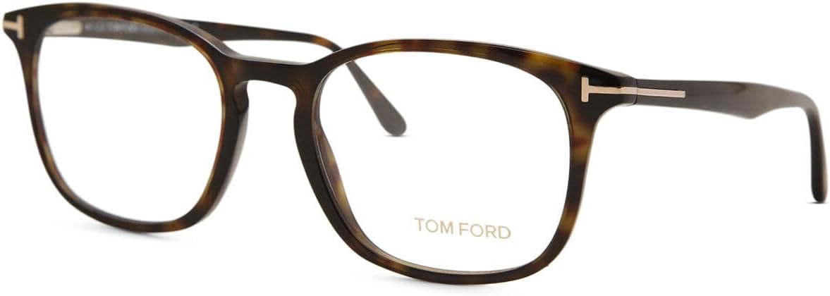 Tom Ford FT 5505 052 Dark Havana Plastic Square Eyeglasses 52mm