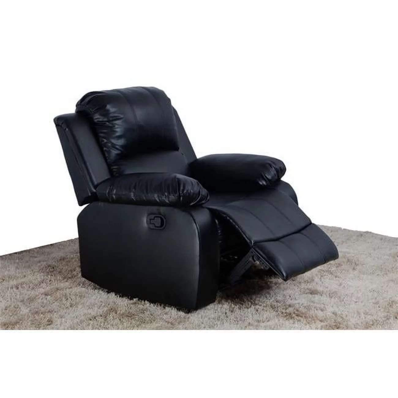 Lifestyle Furniture LGS2900B-C Odessa Reclining Chair- Black - 40 x 38.5 x 37 in.