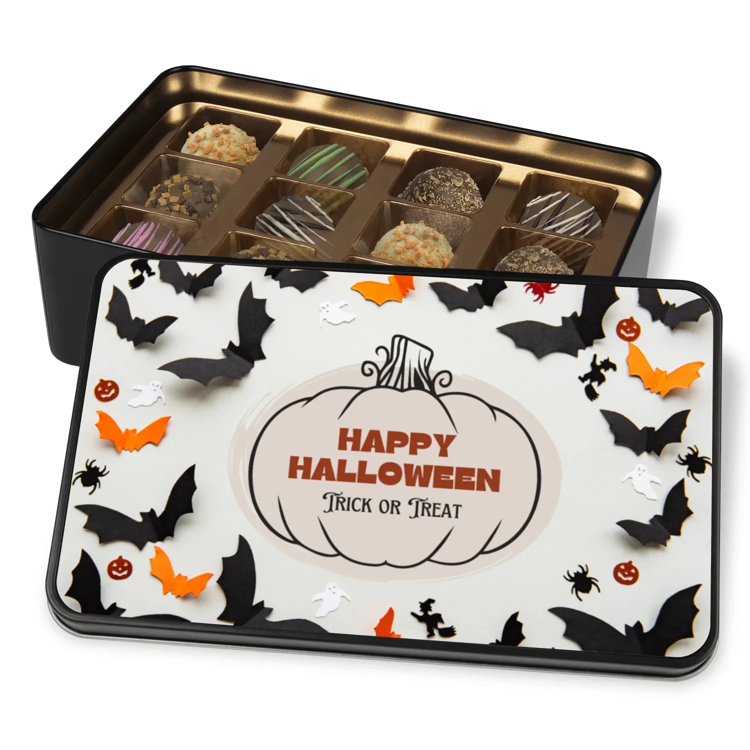 Halloween Chocolate Gift Box, Halloween Chocolate Truffles