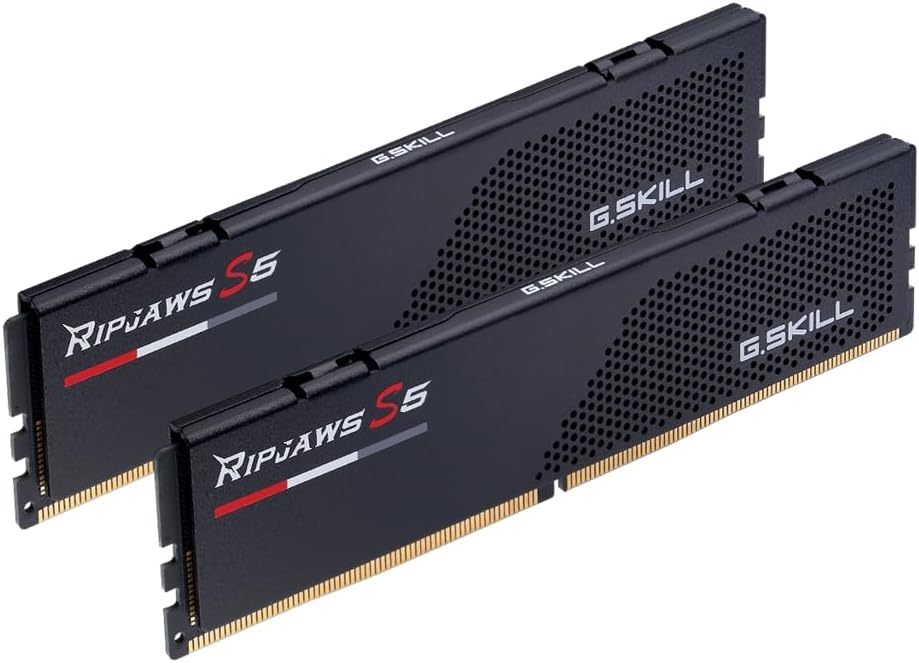 G.SKILL Ripjaws S5 Series 32GB (2 x 16GB) 288-Pin PC RAM DDR5 6600 (PC5 52800) Desktop Memory Model F5-6600J3440G16GX2-RS5K