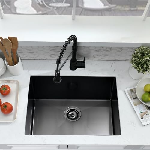 25 Inch Drop In Utility Sink with Faucet, 25