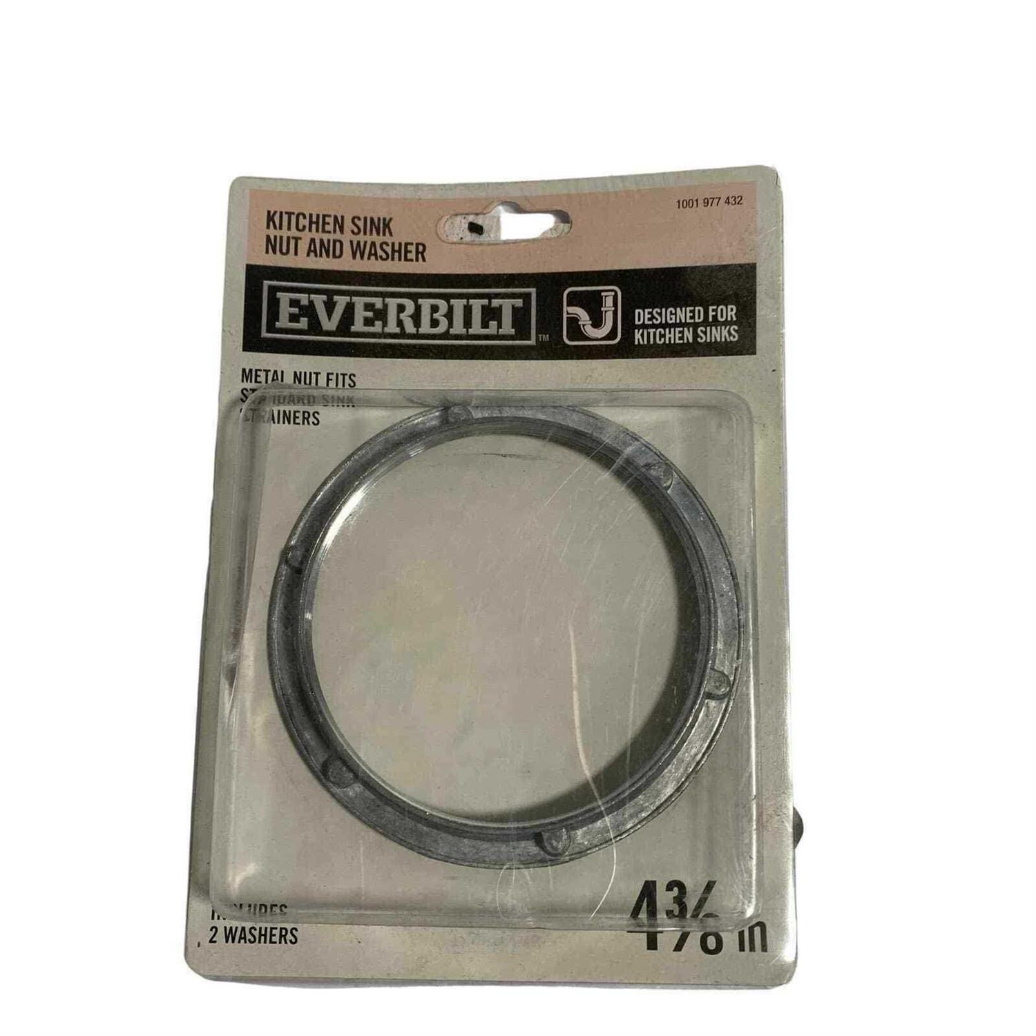 Everbilt Kitchen Sink Strainer Nut and Washer