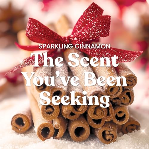 Yankee Candle Sparkling Cinnamon, Christmas Scented Candle, 22oz Large Jar with up to 150 Hour Burn Time, Giftable