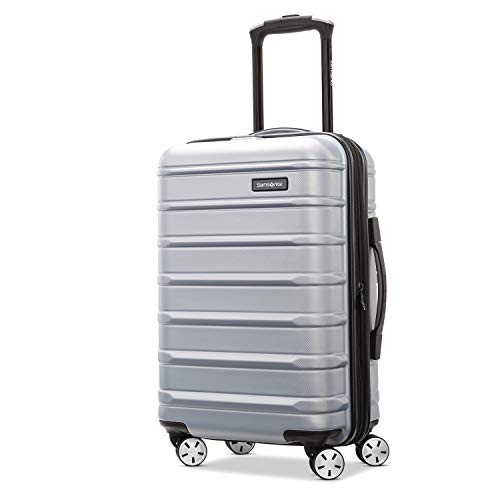 Samsonite Omni 2 Hardside Expandable Luggage with Spinner Wheels, 2-Piece Set (19/24), Lagoon Blue