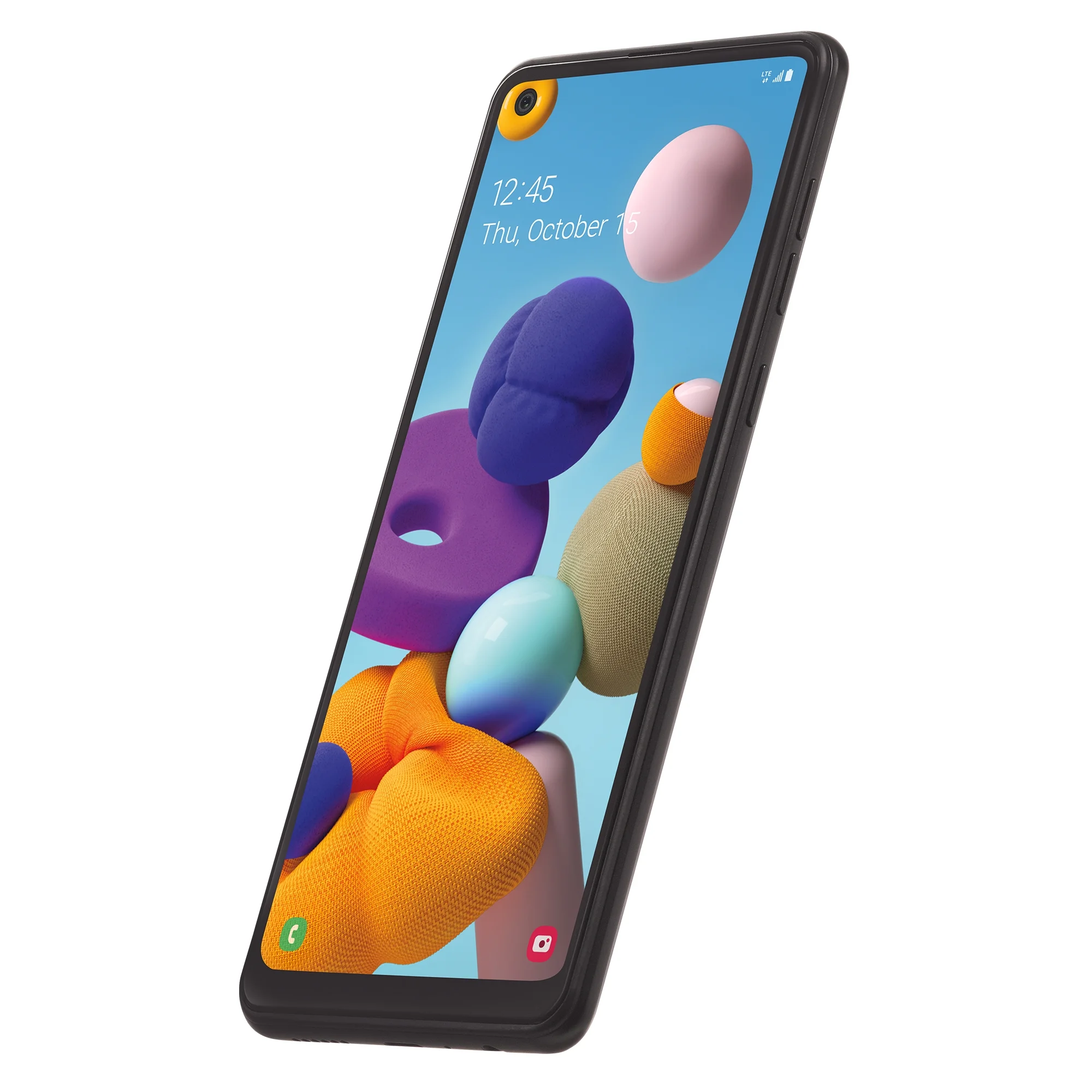 Straight Talk SAMSUNG Galaxy A21, 32GB Black- Prepaid Smartphone