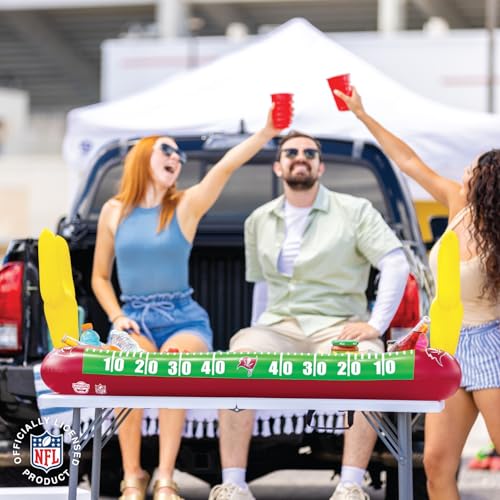 BigMouth Tampa Bay Buccaneers 4 ft Inflatable Food Cooler Buffet Officially Licensed NFL Fan Gear Ice Serving Pool Drink Bar for Tailgate Parties