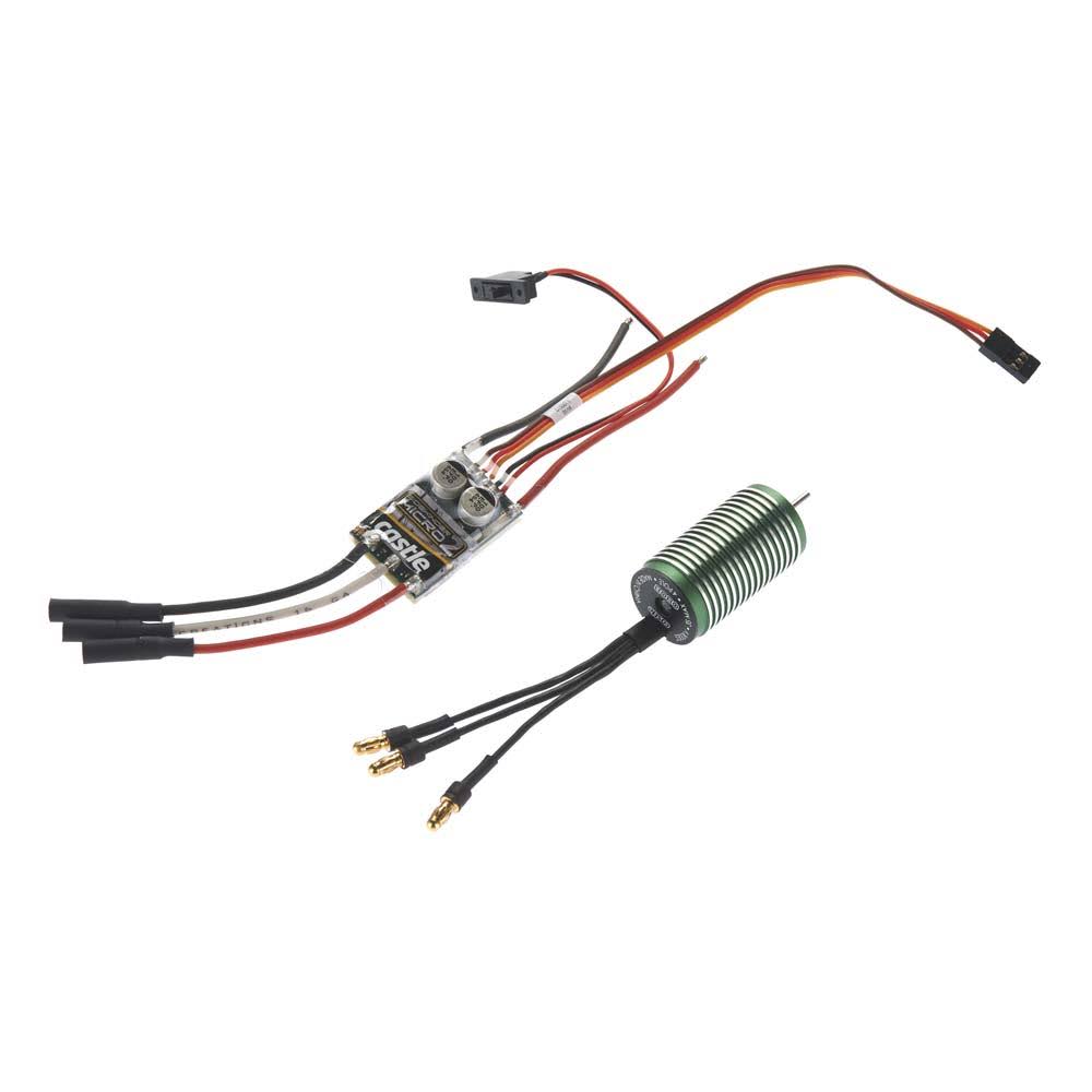 Castle Creations Sidewinder Micro V2 ESC w/5300KV Motor, 010-0150-02