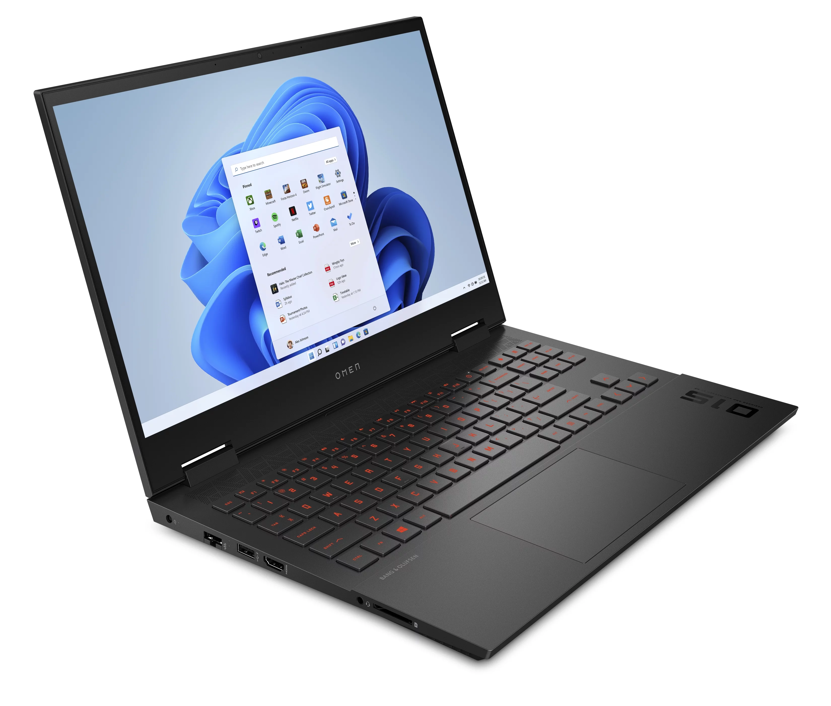 HP OMEN 15.6” FHD IPS, 144 Hz, AMD Ryzen™ 7 5800H, NVIDIA® GeForce RTX™ 3070, 16 GB DDR4-3200 MHz RAM, 1TB SSD, Audio by Bang & Olufsen, Mica Silver, Windows 11, 15-en1570wm