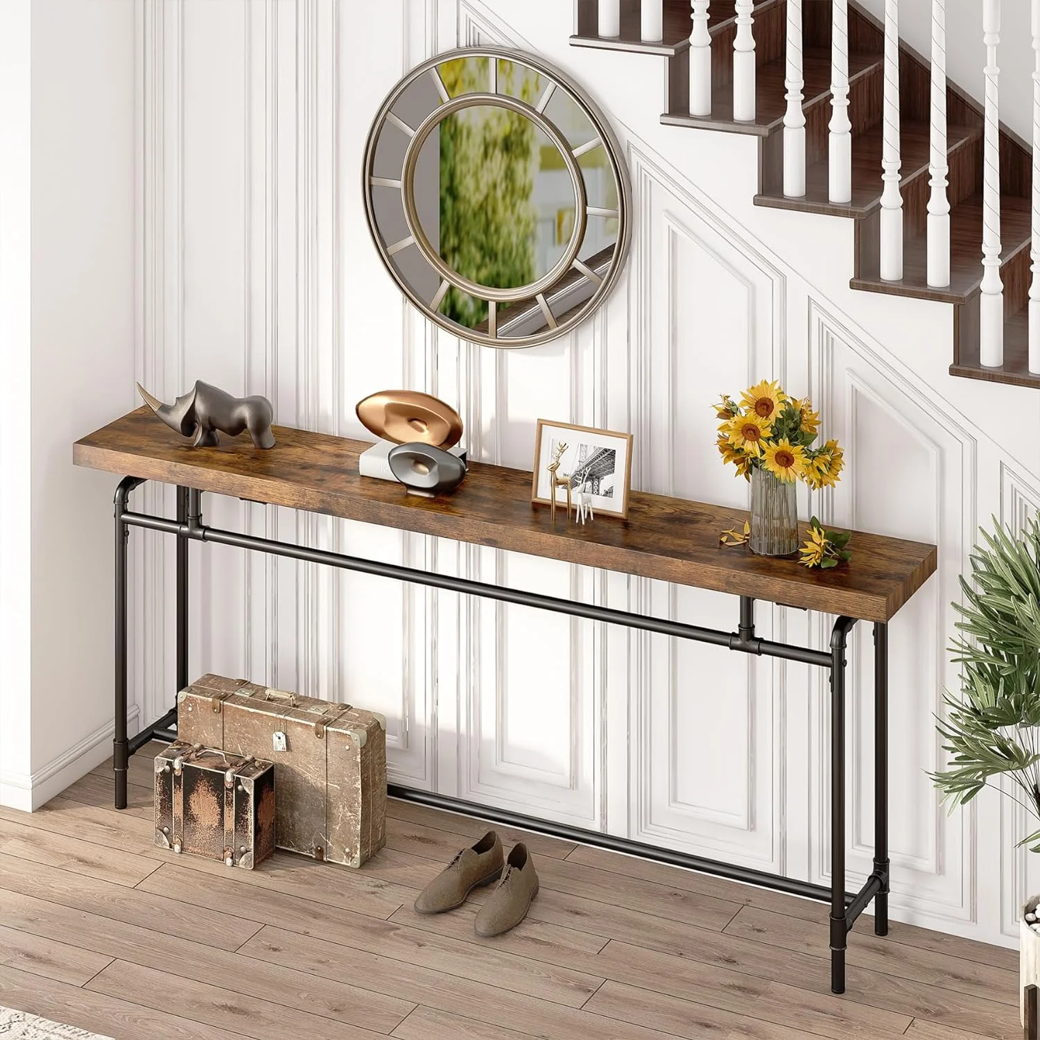 Tribesigns Console Table, 70.9 Inches Extra Long Sofa Table, Entryway Hallway Foyer Table for Entrance, Living Room
