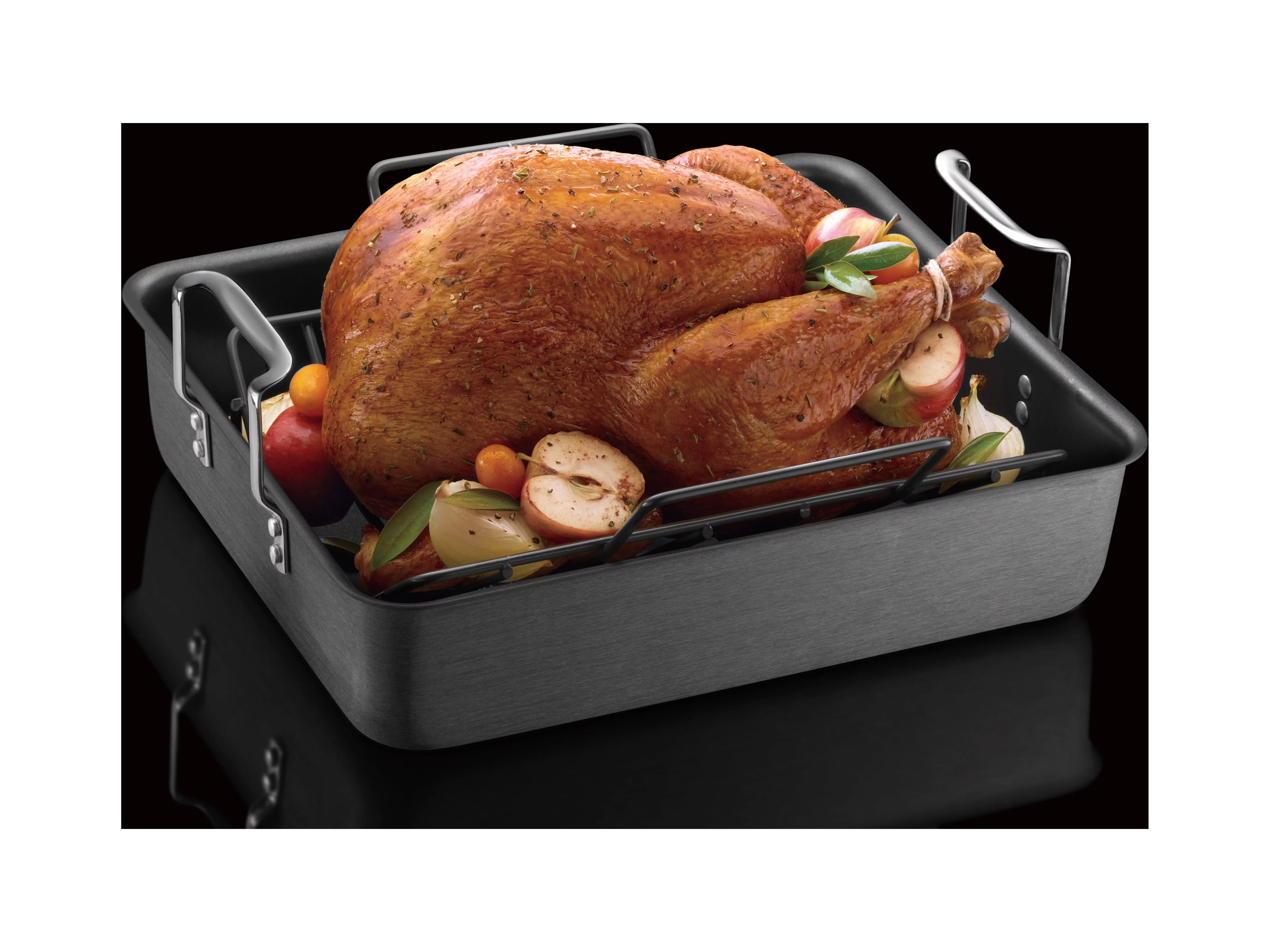 Calphalon Classic 16-Inch Roaster with Nonstick Rack
