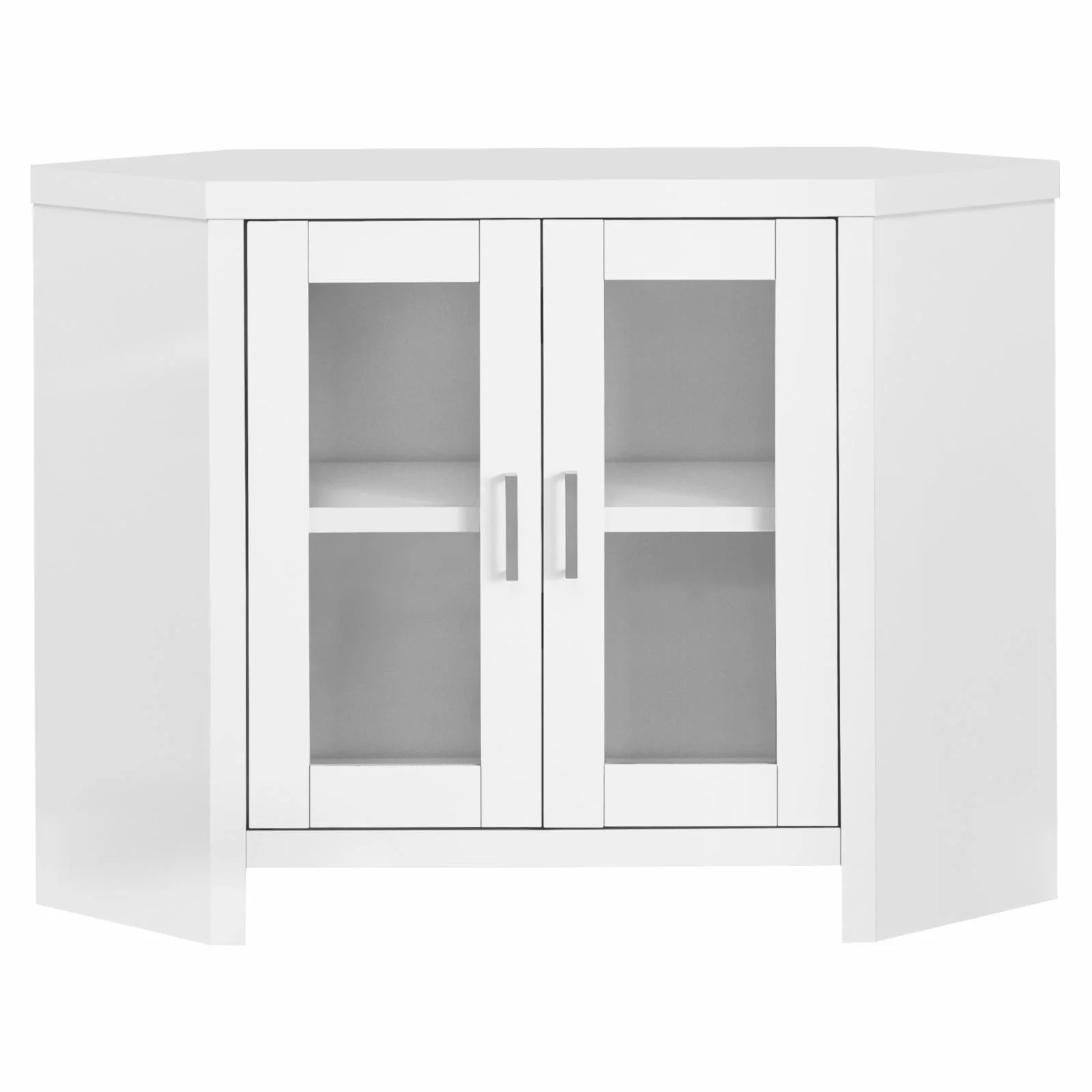 Monarch Specialties Tv Stand, 42 Inch, Console, Living Room, Bedroom, White Laminate