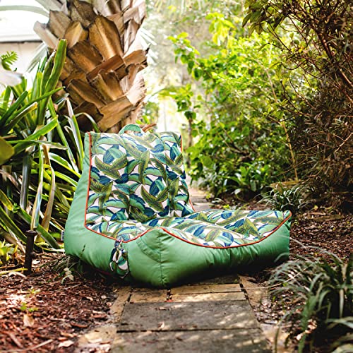 Big Joe Captain's Float No Inflation Needed Pool Lounger, Double Sided Mesh, Quick Draining Fabric