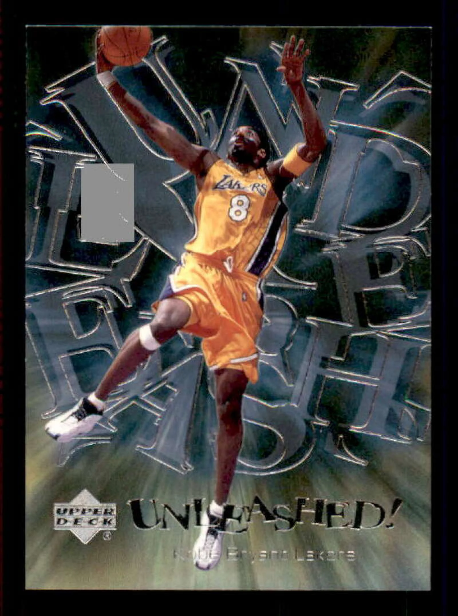 Kobe Bryant Card 2000-01 Upper Deck Unleashed #U8