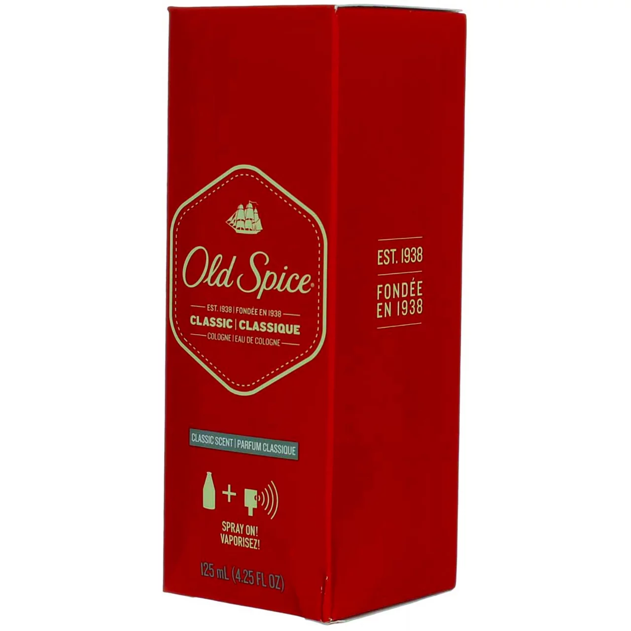 5 Pack Old Spice Classic Cologne Spray 4.25 oz Each