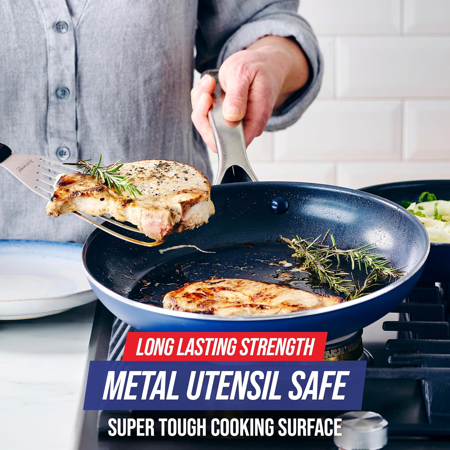 Blue Diamond Cookware Diamond Infused Ceramic Nonstick, 11