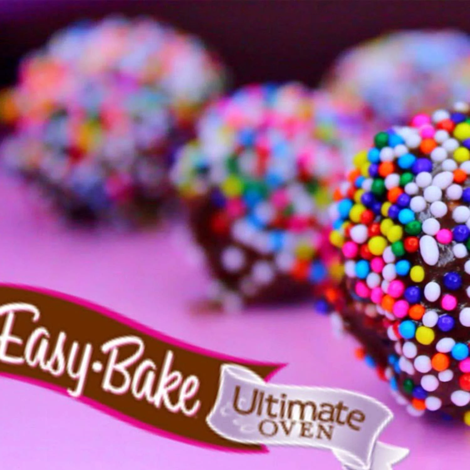 Easy Bake Oven Star Edition + Chocolate Truffle Refill Mix + Mini Whoopie Pies Refill Mix + Mini Whisk.