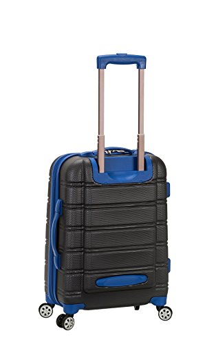 Rockland Melbourne Hardside Expandable Luggage with Spinner Wheels, 2TONENAVY, 2 Piece (20/28)