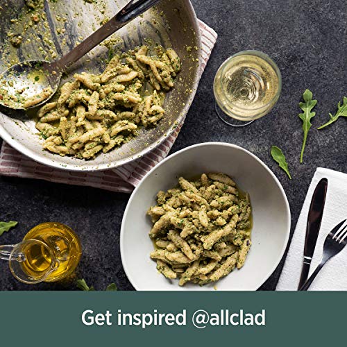 All-Clad BD55303 D5 Brushed 18/10 Stainless Steel 5-Ply Bonded Dishwasher Safe Casserole with Lid and Steamer Cookware, 3-Quart, Silver -