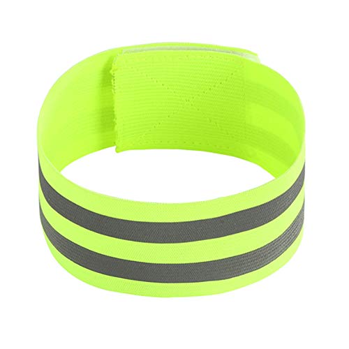 CSYSX High Visibility Reflective Bands for Wrist Arm Ankle Leg Adjustable Elastic Reflective Gear for Night Walking Cycling Running Jogging Outdoor Safety Reflector Straps Belt Vest