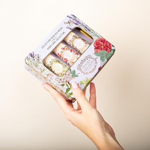 Panier des Sens - Mini Hand Cream Set - Birthday, Gifts for Women - Orange Blossom, Jasmine, Geranium Natural Hand Cream - Gift Ideas Made in France - 96% Natural - Hand Lotion Travel Size 3x1 Floz