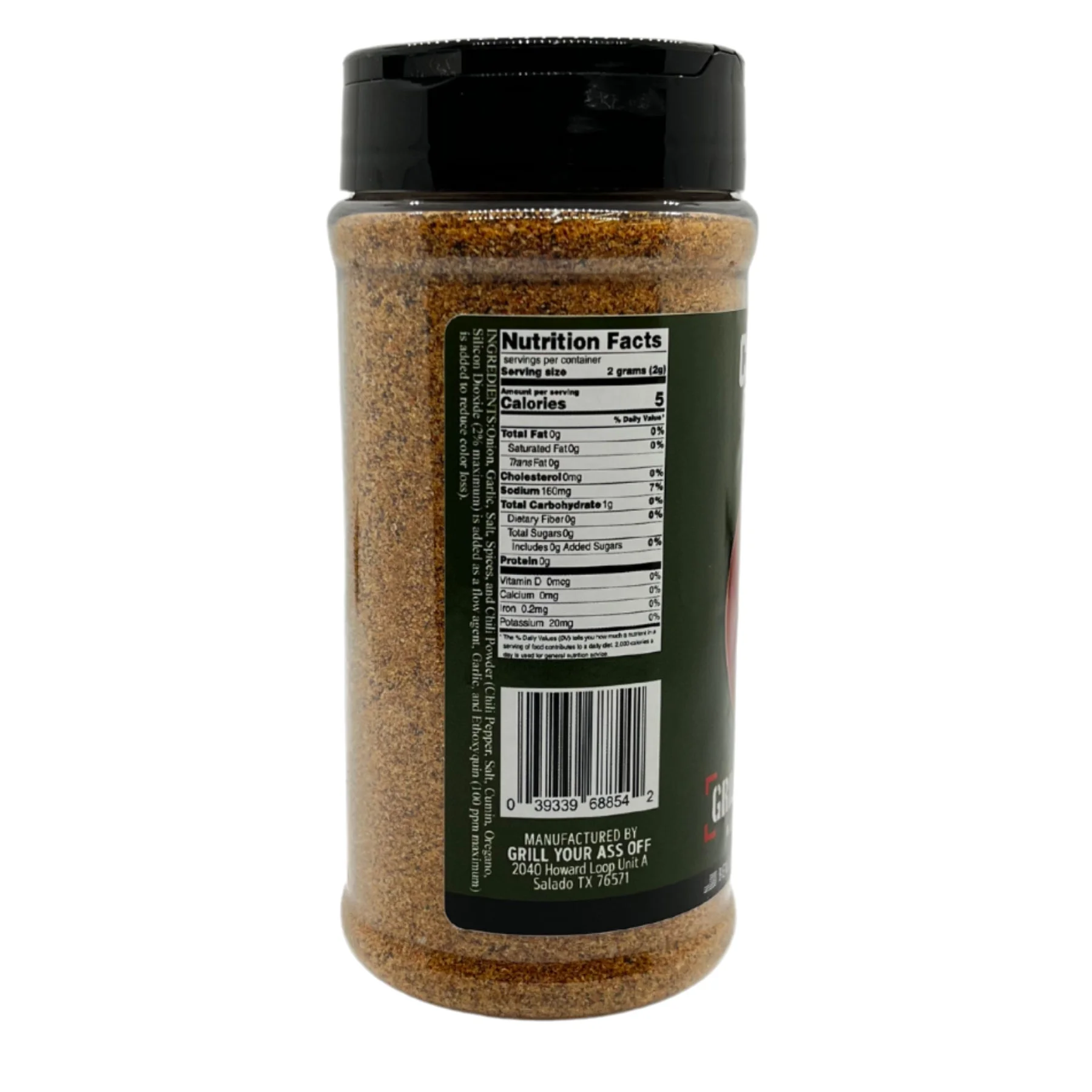 Grill Your Ass Off Cannibal All Purpose Spice - MSG & Gluten Free Premium Gourmet BBQ & Grill Seasoning, Made in Texas - 10.5oz