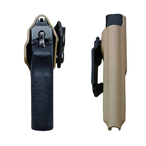 Bodyguard 380 Holster IWB Kydex Holster Custom Fit: Smith & Wesson M&P Bodyguard 380 / Bodyguard 380 with Integrated Laser Pistol - Inside Waistband Concealed Carry - Adj. Cant Retention - Cover Mag-Button - No Wear - No Jitter