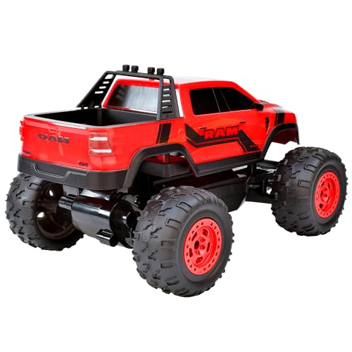 Ram TRX Pickup 1:22 Scale R/C - Red - Taiyo, 2.4GHz, Remote Control Vehicle, Authentic Design Truck, Controller, Battery Powered Hobby Car