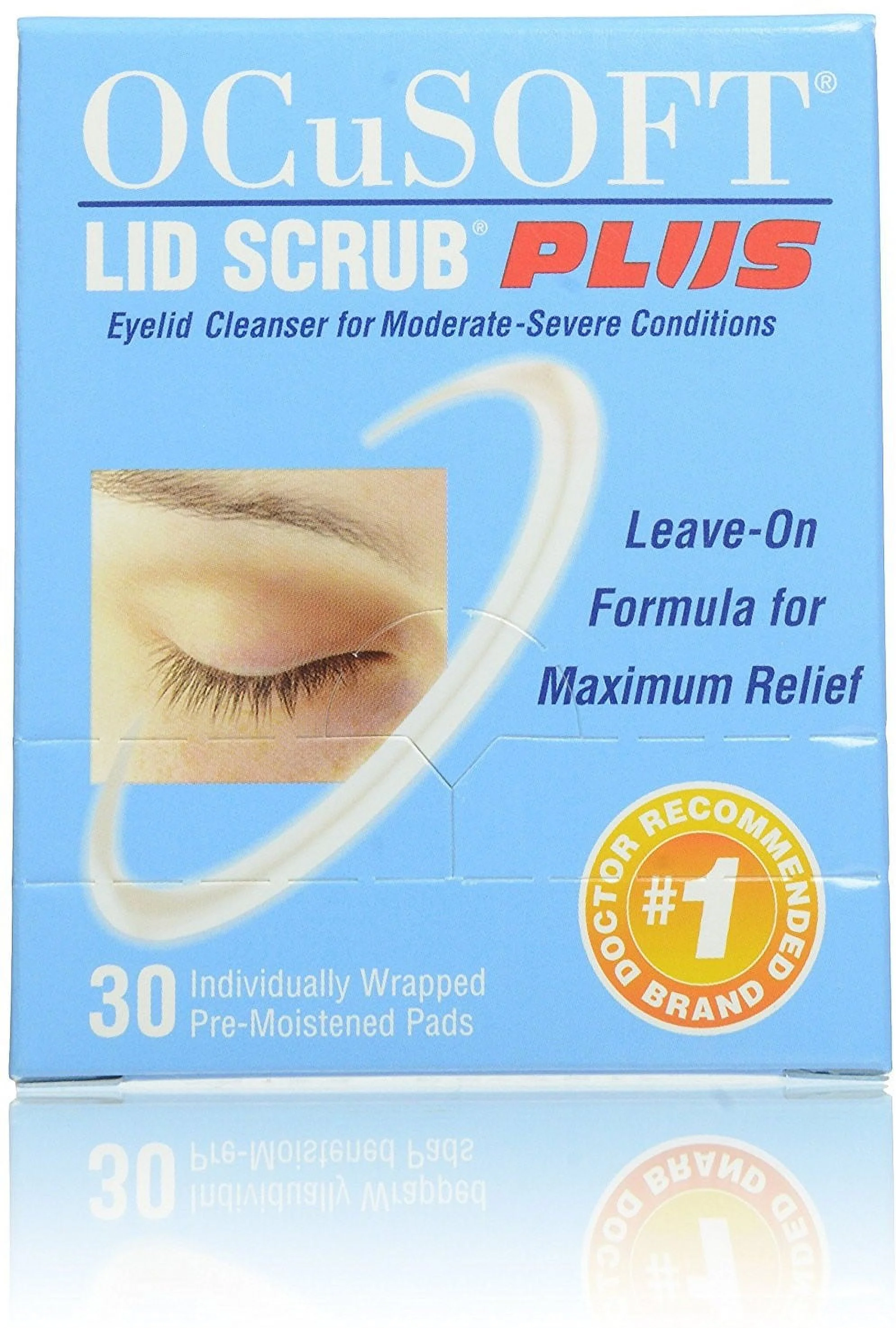 OCuSOFT Plus Eyelid Cleanser Pads 30 Each (Pack of 2)