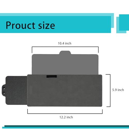 Yumfugu 1 PC Car Sun Visor Extender, 12.2