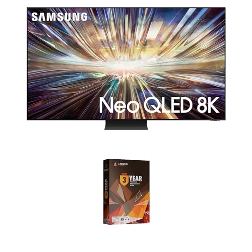 Samsung QN65QN800DFXZA 65 Inch Neo QLED 8K Smart TV with AI Motion Enhancer and 3 Year Amber Protection Plan (2024)