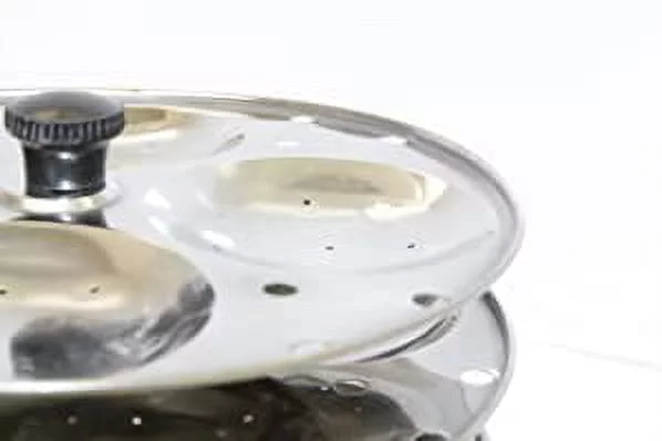 Tabakh Stainless Steel 4-Rack Idli Stand, Makes 16 Idlis