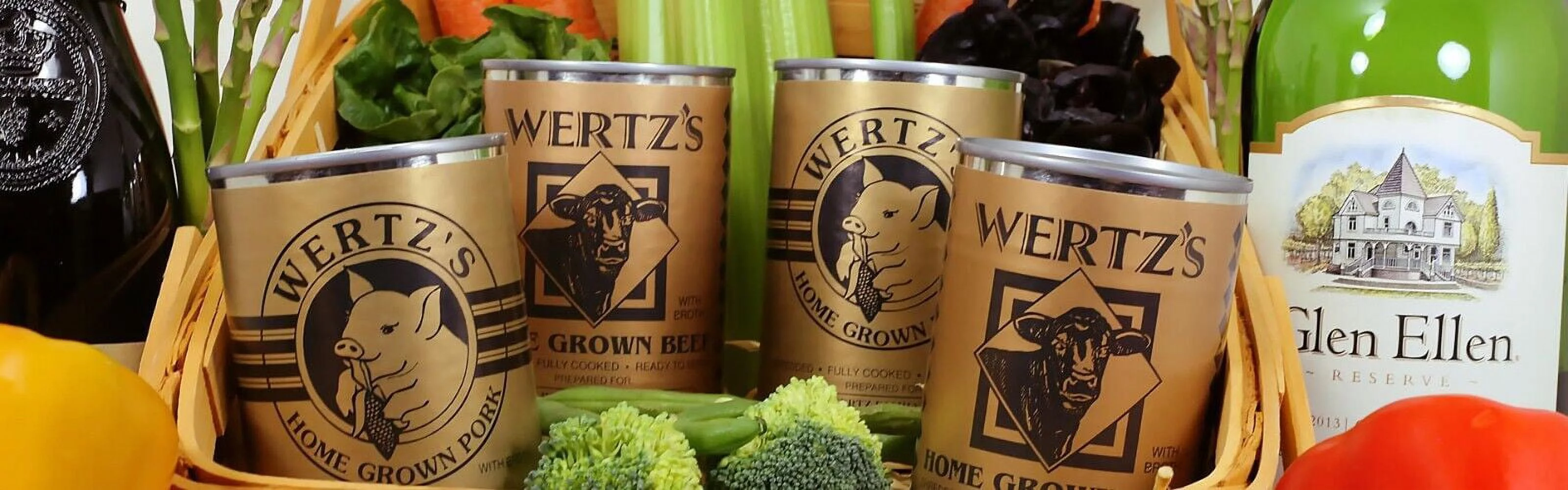 Wertz's GMO Free Ready to Eat USDA Canned Ground Beef 14.5oz Can Emergency Survival Food for Camping, Hiking and Backpacking- 6 Cans