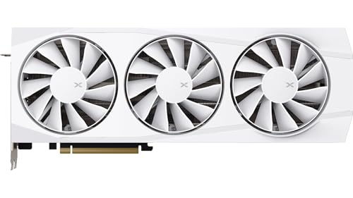 XFX Swift AMD Radeon RX 9060 XT OC White Gaming Edition with 8GB GDDR6 HDMI 2xDP, AMD RDNA 4 RX 9060XT RX-96TSW8GWQ