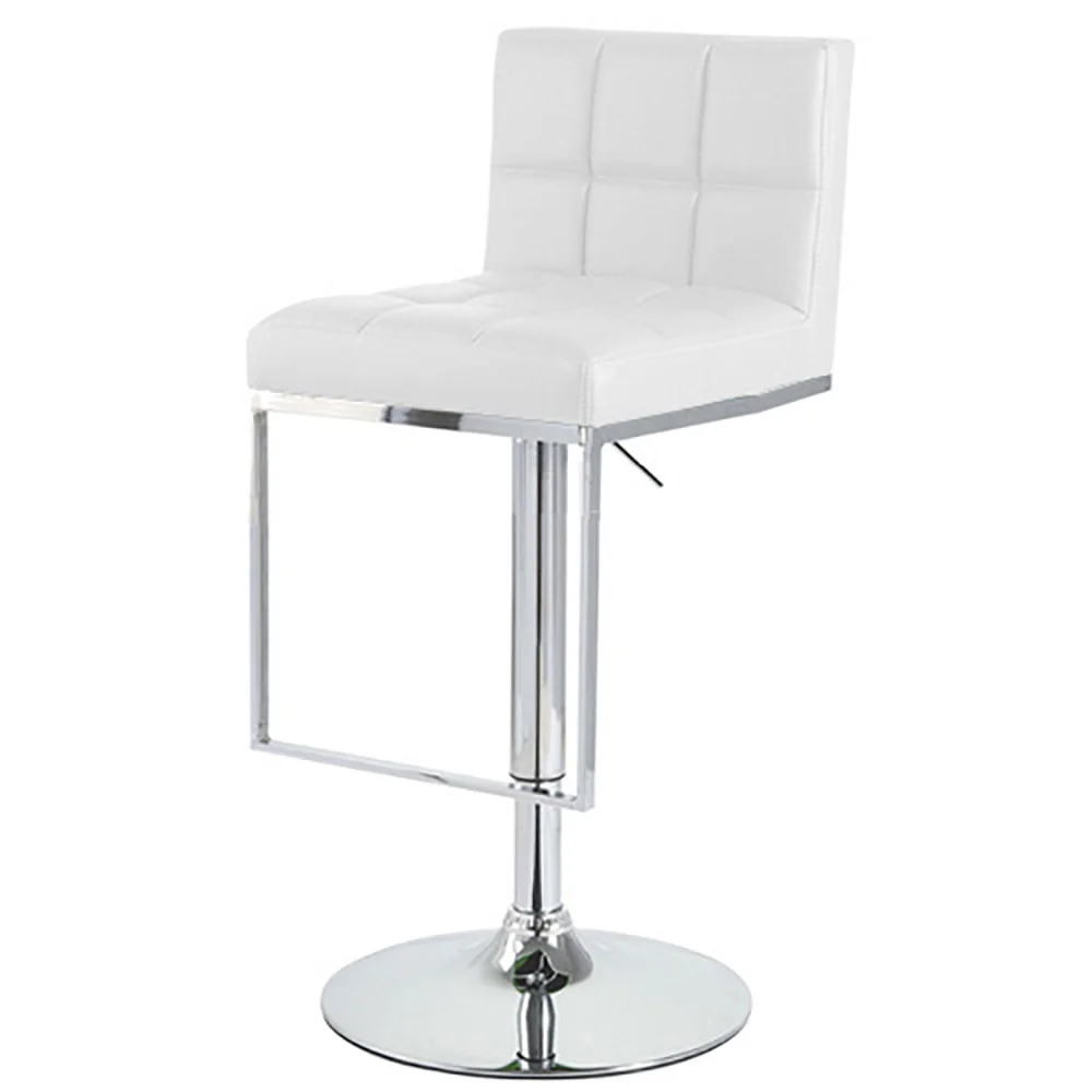 Set of 4 Modern Home Alex Contemporary Adjustable Height Counter/Bar Stool (Vanilla White)