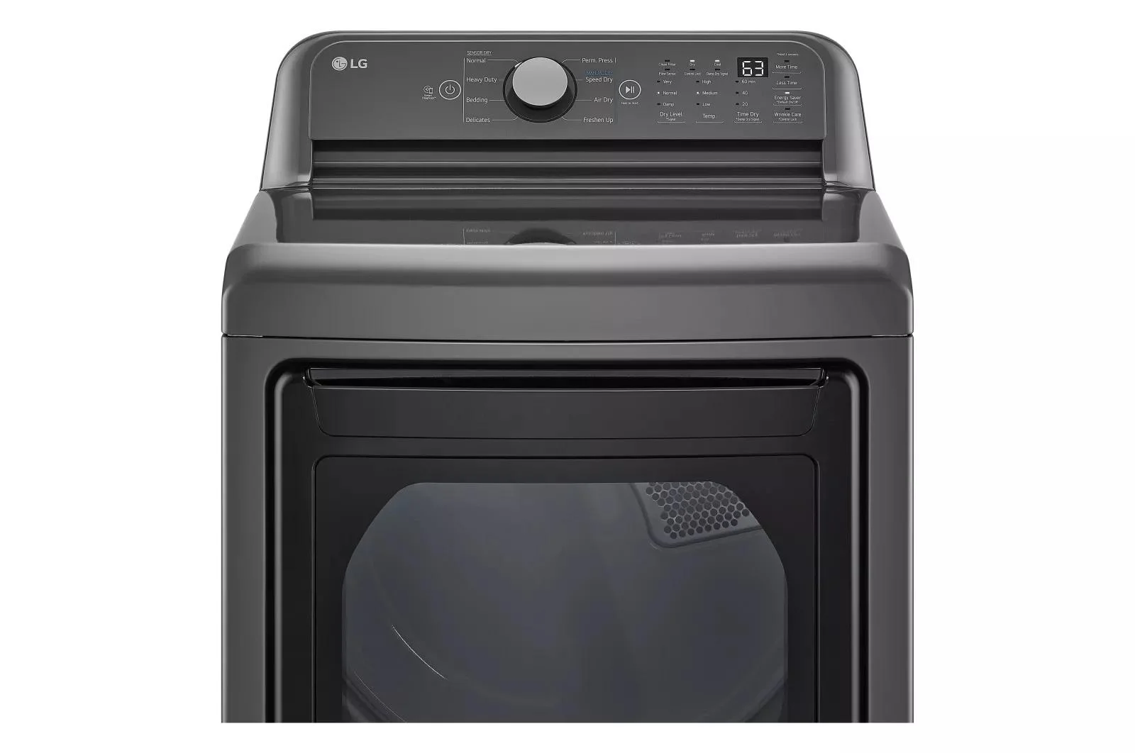 LG DLG7151M  FRONT LOAD GAS DRYER Black