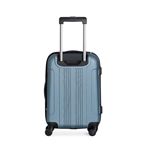 Kenneth Cole REACTION Out of Bounds Lightweight Hardshell 4-Wheel Spinner Luggage, Cobalt Blue, 20-Inch Carry On