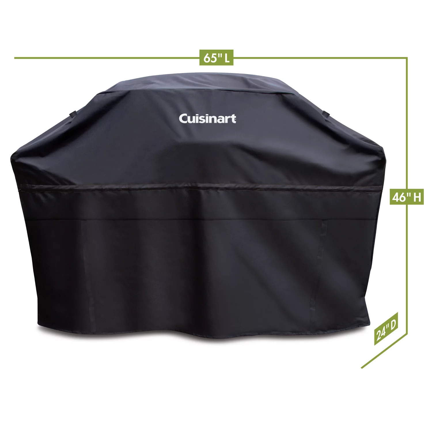 Cuisinart 65-In. Heavy-Duty Rectangular Grill Cover in Black