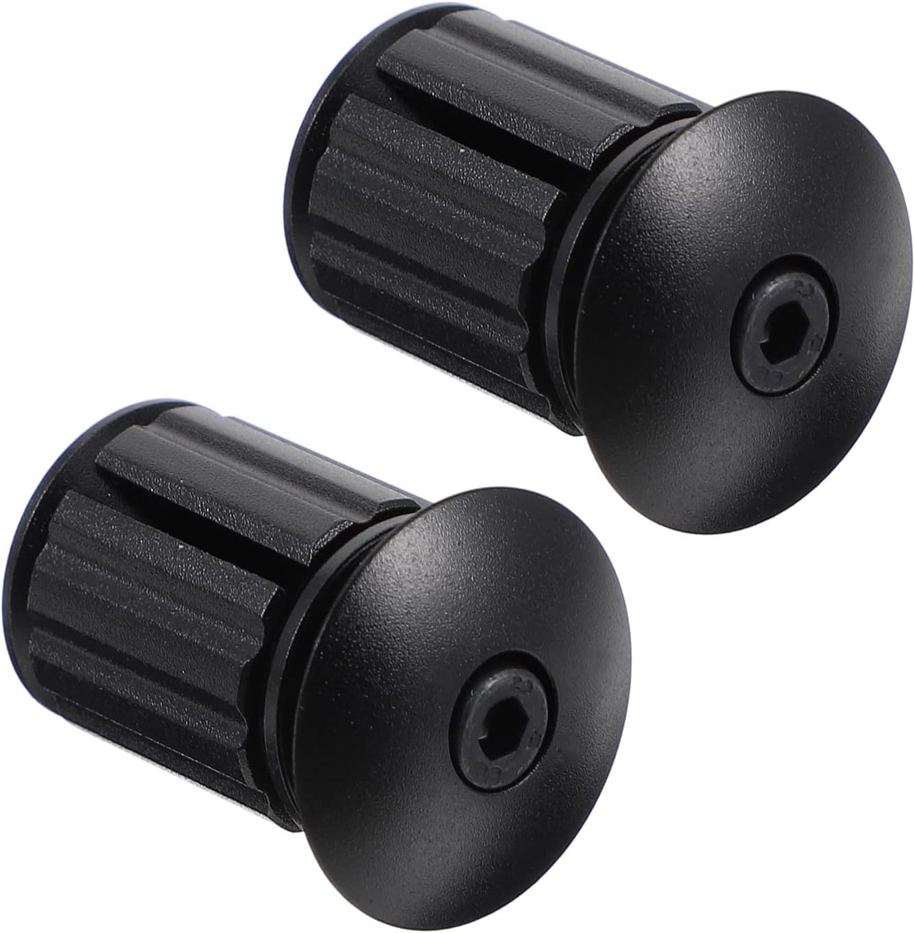 INOOMP 2pcs Bicycle Handlebar Locking Bar End Caps Handlebar Locking Caps Cycling Accessories Bike Handlebar Caps Handlebar End Plugs Supplies Road Bike End Plugs Plug Cap Alloy