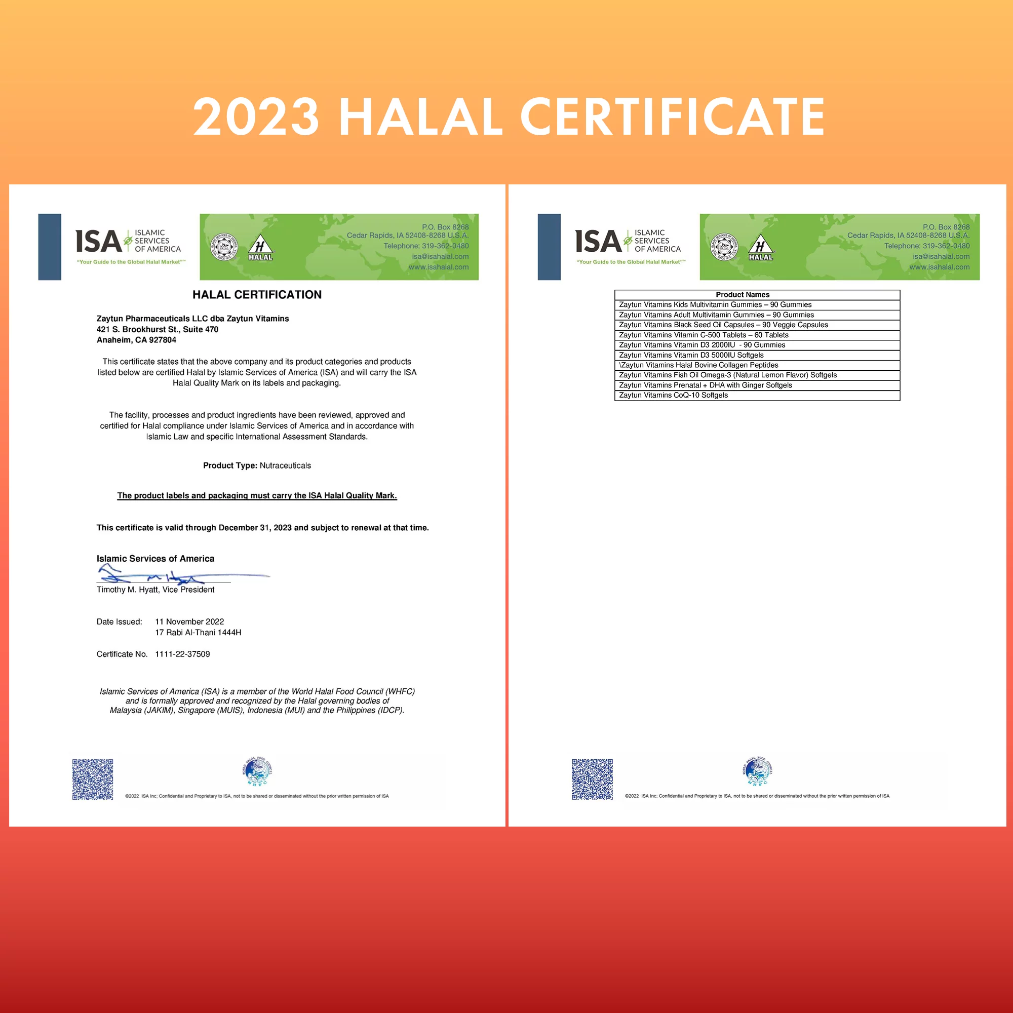 Zaytun Vitamins Halal Vitamin D3 5000 IU, 180 Softgels