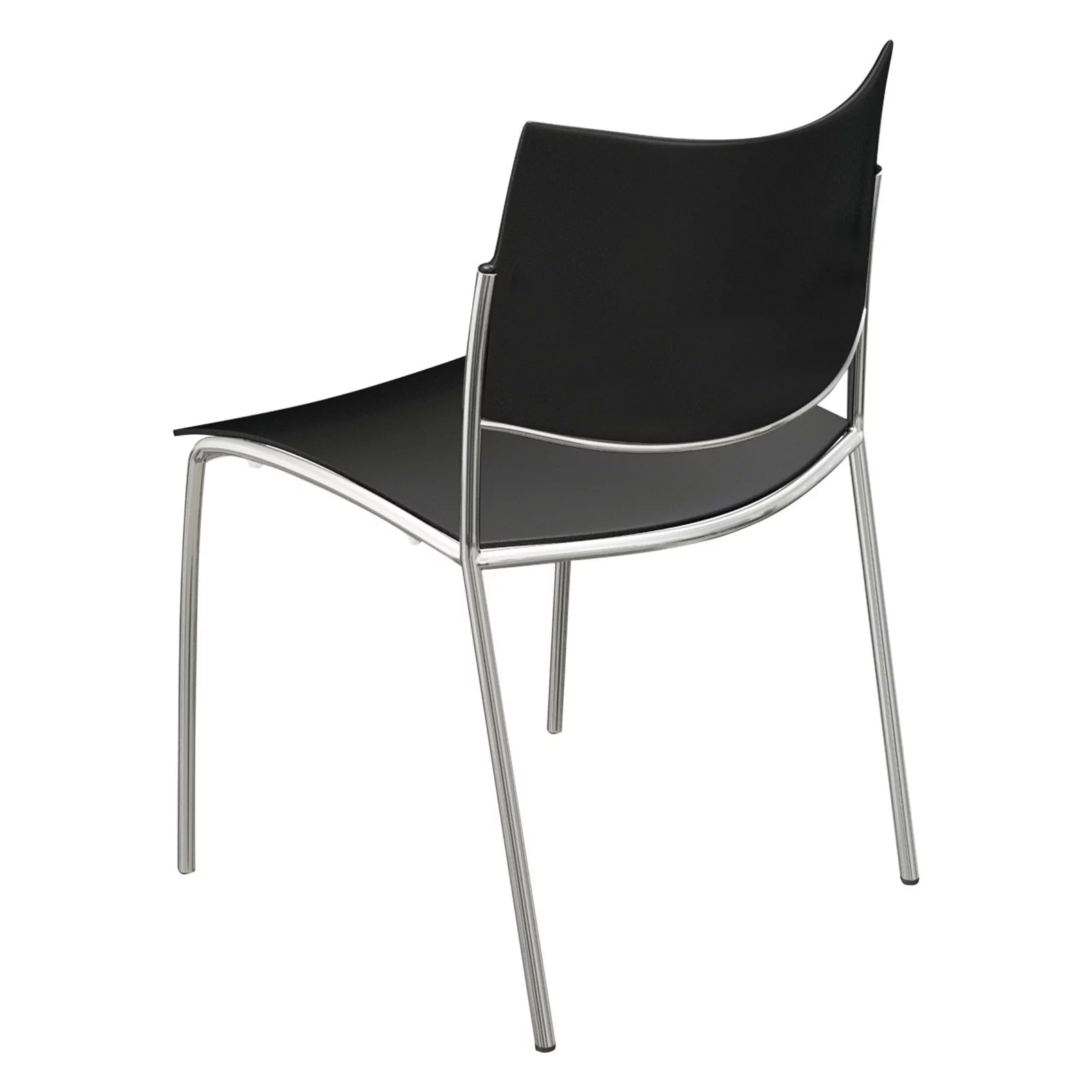 Mayline Escalate Series Chair in Black (Set of 4)