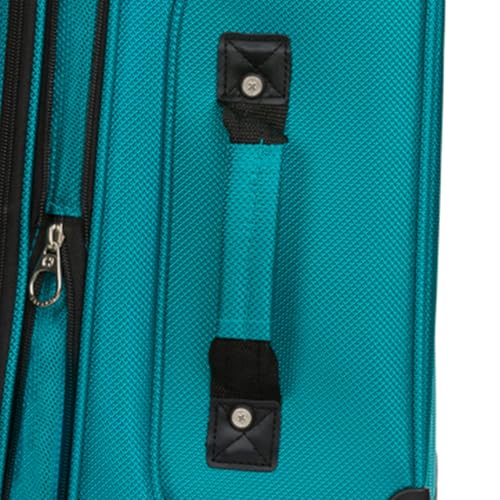 SwissGear Sion Softside Expandable Luggage, Black, Checked-Large 29-Inch