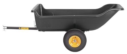 Polar TA1500 Tandem Axle Utility Trailer – 22 Cu. Ft. ATV/UTV Hauling Trailer with 1500 lb. Capacity – Rugged Rubber Wide Track Tires – Model 8262