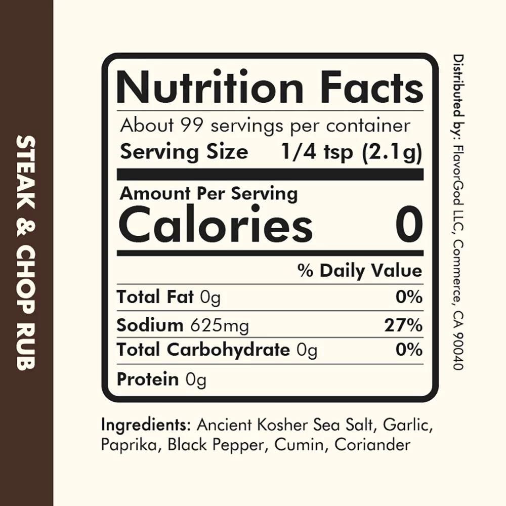 Steak & Chop Rub (Double Pack)