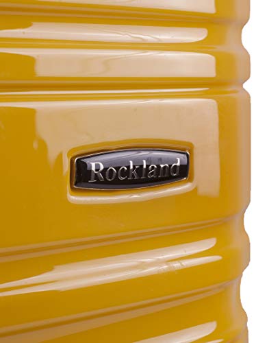 Rockland Melbourne Hardside Expandable Spinner Wheel Luggage, Two Tone Navy, Carry-On 20-Inch