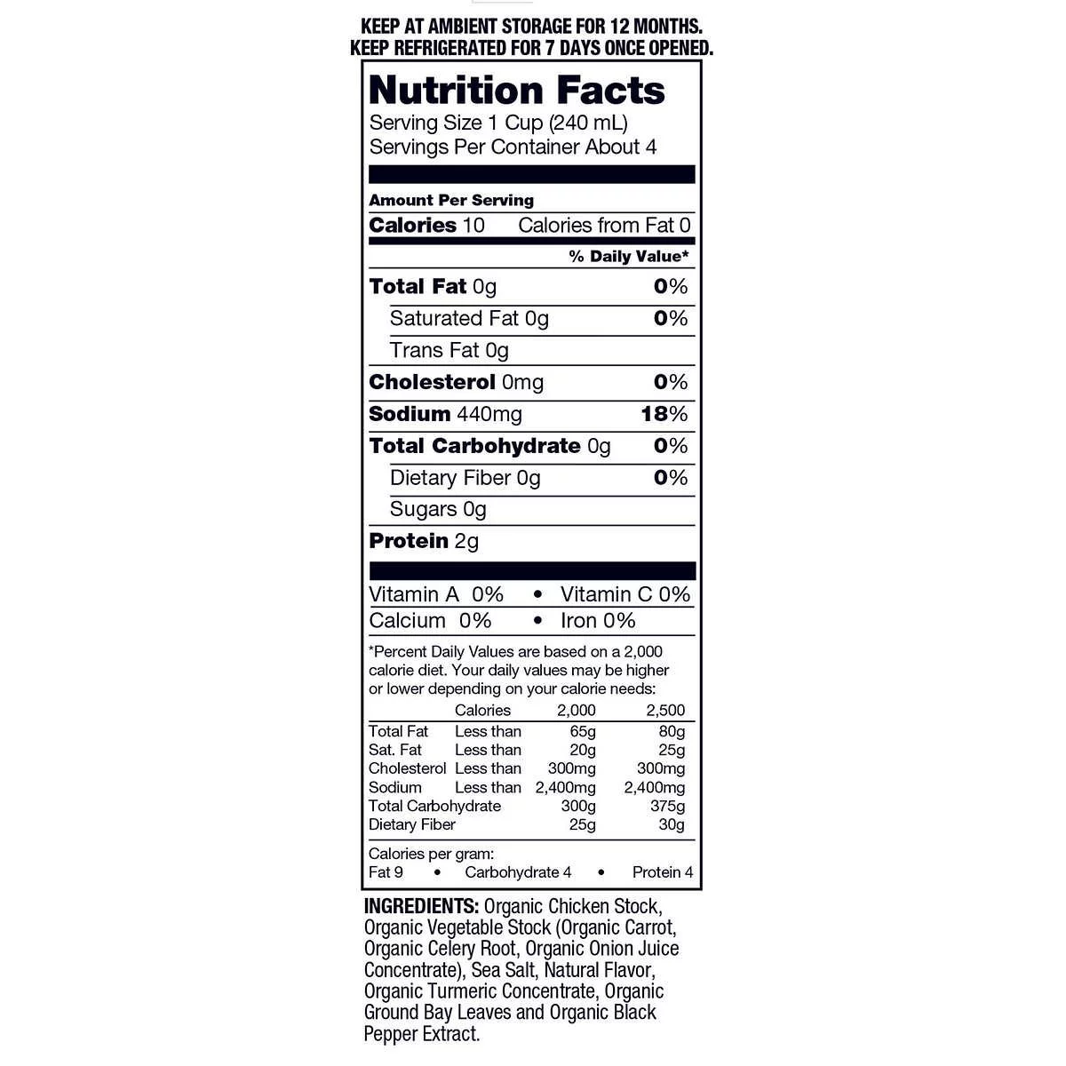 Kirkland Signature Organic Chicken Stock 32 Fluid Ounce (Pack of 6)