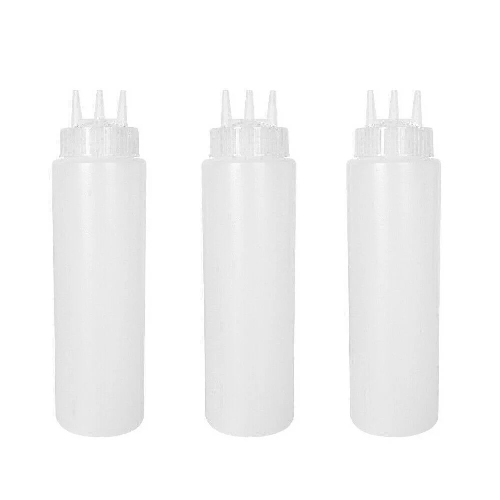 OUKANING 240W Electric Food Sauce Warmer Heater 3 Bottles Cheese Warmer Sauce Pump Dispenser Heat Preservation