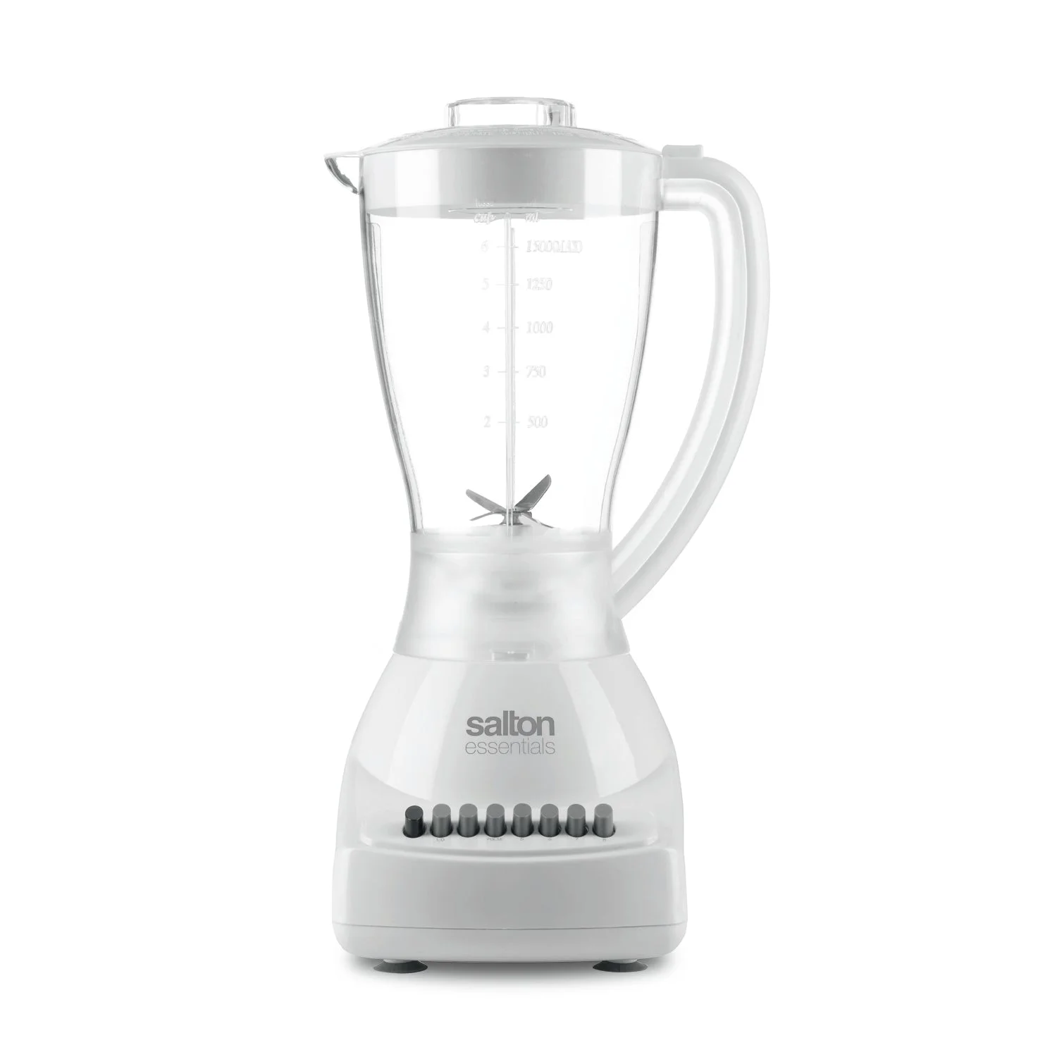 Salton Essentials 8-speed Blender with Pulse Button White